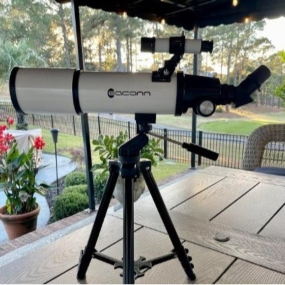 Telescopes for Adults Astronomy, 80mm Aperture 600mm Refractor Telescope - Picture 1 of 4